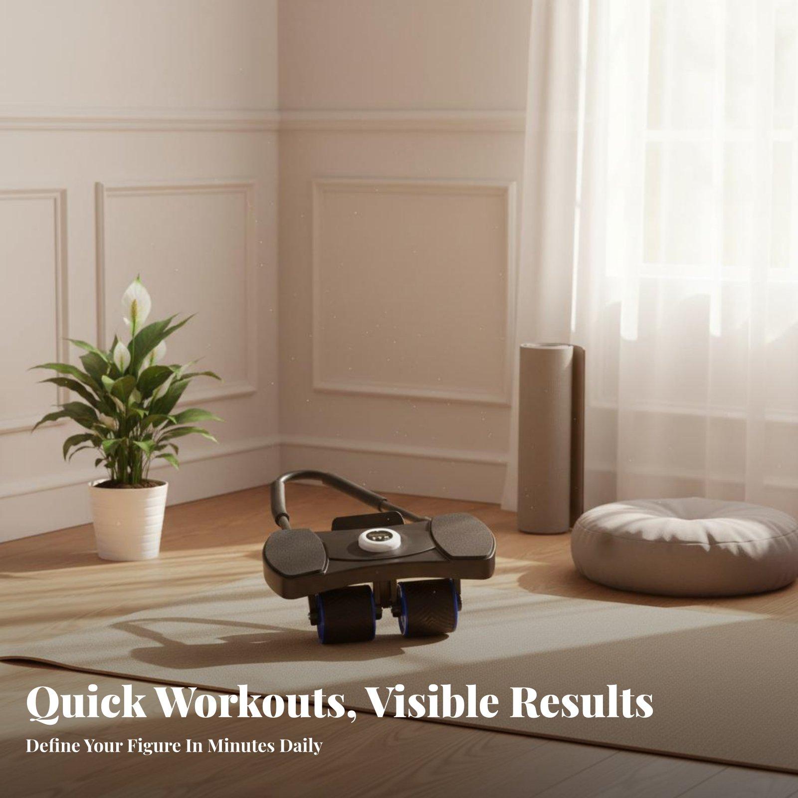 Ab Roller Wheel With Elbow Support - Güç Antrenmanı için Dirsek Destekli Karın