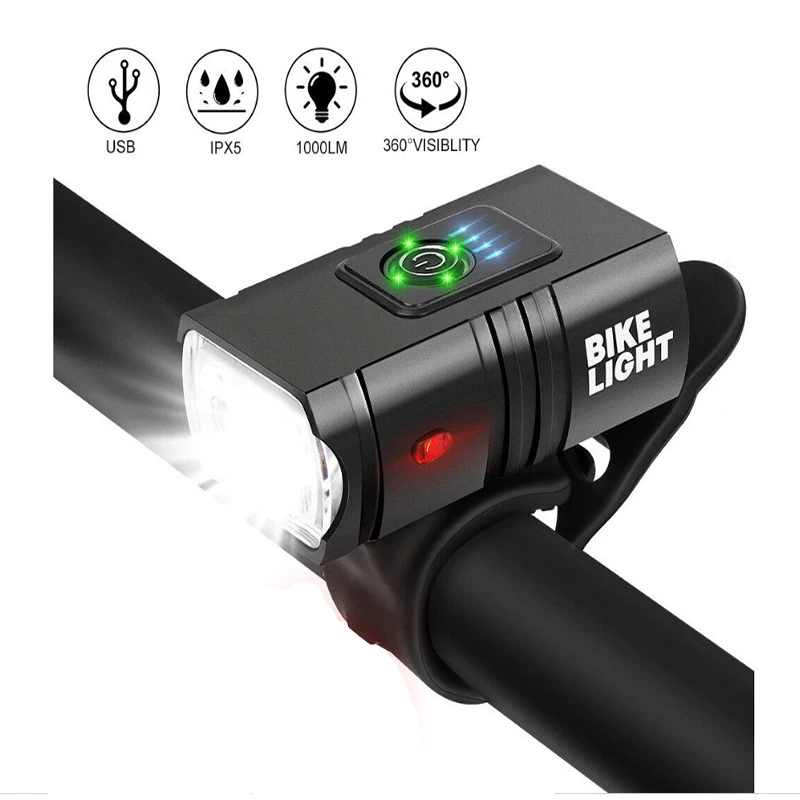 Bisiklet Işıkları 1000 Lümen 2 - Rechargeable Bicycle Headlight 1000 Lumen incelemesi ve fiyatı