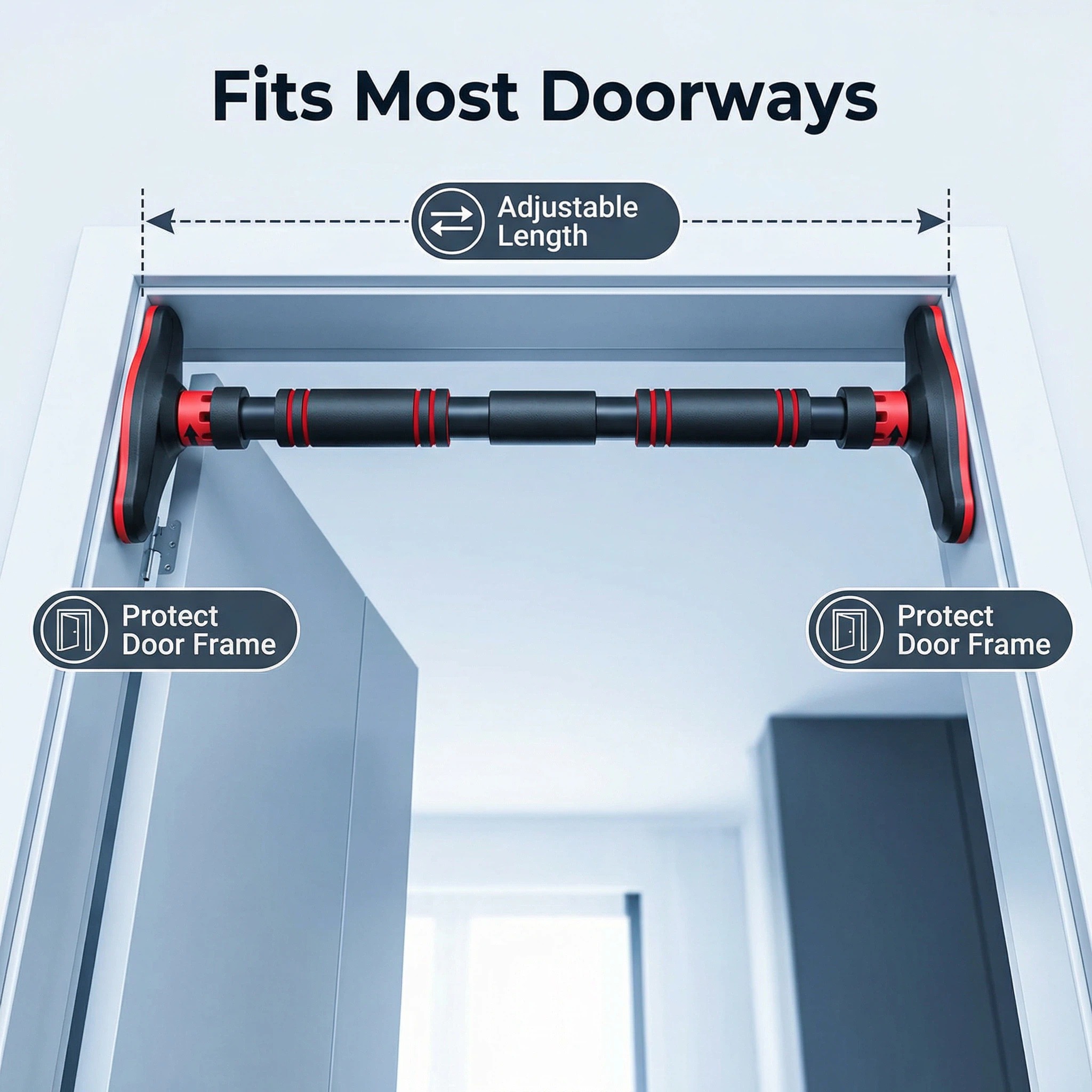 Çok Fonksiyonlu Kapı Çekme Bar - Door Pull Up Bar No Screw incelemesi ve fiyatı
